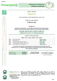 Certificato bioagricert